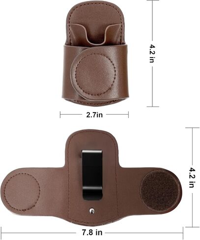 Stethoscope Holder-Stethoscope Clip Hip Holder with Genuine Leather Stethoscope Holster for Littmann & Most Stethoscopes - Waist Belt/Scrubs/Pocket Clip for Physicians, Students, Nurses in Saudi Arabia