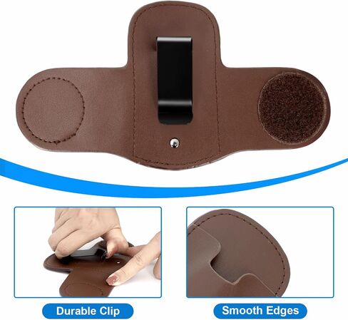 Stethoscope Holder-Stethoscope Clip Hip Holder with Genuine Leather Stethoscope Holster for Littmann & Most Stethoscopes - Waist Belt/Scrubs/Pocket Clip for Physicians, Students, Nurses in Saudi Arabia