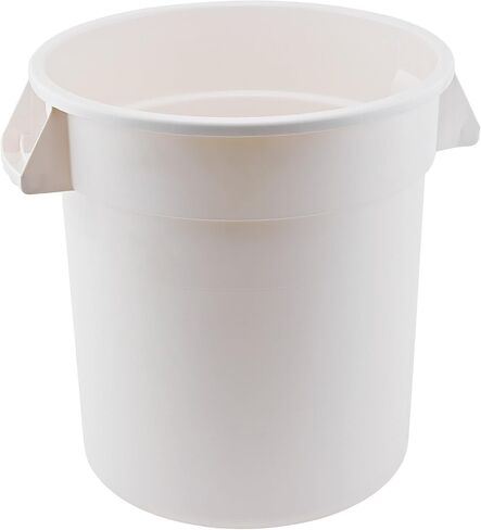 Winco PTC-10G Round Trash Can, 10 Gallon, Plastic, Gray in Saudi Arabia