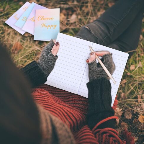 دفاتر ملاحظات هدايا ملهمة، دفاتر ملاحظات صغيرة الحجم، دفاتر ملاحظات صغيرة للجيب للمدرسة والمكتب والسفر واللوازم المنزلية، 8 أنماط (نمط الألوان المائية، 16 قطعة) in Saudi Arabia