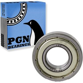 محامل PGN (10 عبوات) R8-ZZ - محمل كروي مختوم من الصلب الكروم المشحم - محامل 1/2 بوصة × 1-1/8 بوصة × 5/16 بوصة مع درع معدني ودعم دورة في الدقيقة العالية in Kuwait