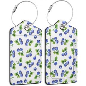 2 Pcs Ladybug with Chamomile Flower Luggage Tags,Cruise Luggage Tag with Privacy Flap,Name Id Label and Steel Loop for Women Men Travel Bag Suitcase