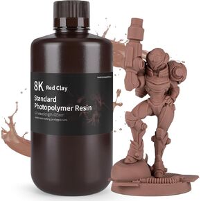 ELEGOO Fast Speed 3D Printer Resin, Rapid Standard Photopolymer Resin, 405nm UV-Curing Resin, Best for High-Speed Printing LCD/DLP 3D Printer, Grey 1000G