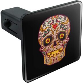 GRAPHICS & MORE Skull Day of The Dead Southwestern Tow Trailer Hitch Cover Plug Insert 2"