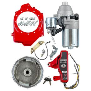 YAMAKATO Electric Start Kit for Honda Gx340 GX390 11HP 13HP Small Engines, Key Box for 339cc-389cc Motor Upgrade Electrical Starter