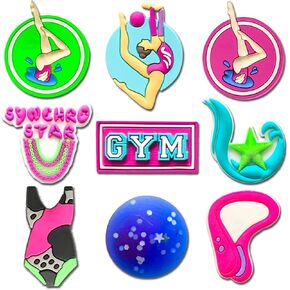 Unicorn Dinosaur Truck Astronaut Penguin Fruit Swim Shoe Charms for Croc Clog Sandals, Cute Shoes Decoration Charms for Kids Teen Adults