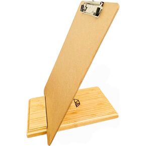 Clipboard Holder: Elegant Bamboo Stand for Document and Paper Organization (Multi Clipboard Holder)