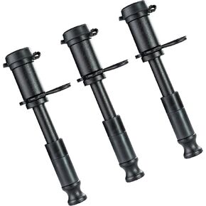 Bulletproof Stainless Steel Trailer Hitch Locking Pin with Weather Resistant Rubber Cap, 5/8" Diameter - Universal Fit - 1 Pack