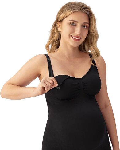 Angelhood الأمومة التمريض تانك القمم للرضاعة الطبيعية، المرأة التمريض الأمومة كامي بنيت في حمالة الصدر النوم in Kuwait