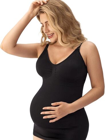 Angelhood الأمومة التمريض تانك القمم للرضاعة الطبيعية، المرأة التمريض الأمومة كامي بنيت في حمالة الصدر النوم in Kuwait