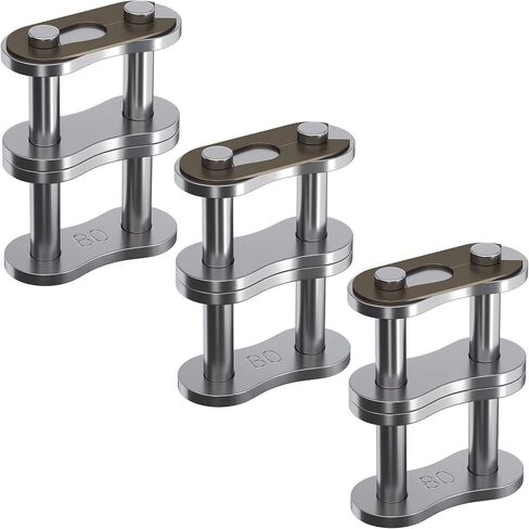 3pcs #50-2 Double Strand Roller Chain Master Link, Adjustable Carbon Steel Connector Link in Saudi Arabia