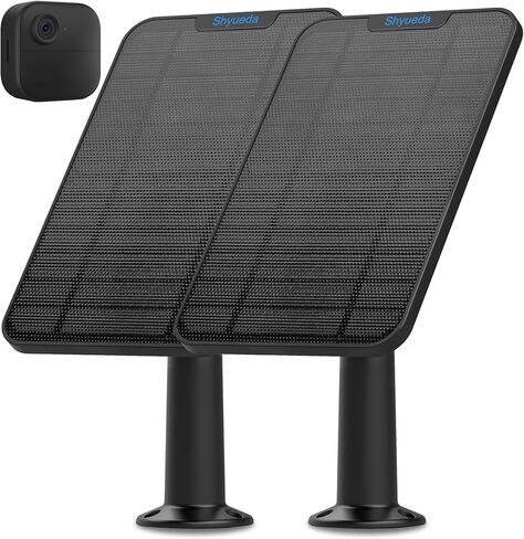 4W Solar Panel Charging Compatible with Blink Outdoor(3rd Gen) /xt xt2 Camera, with 13.1ft Waterproof Charging Cable, IP65 Weatherproof,Includes Secure Wall Mount(3-Pack) in Saudi Arabia