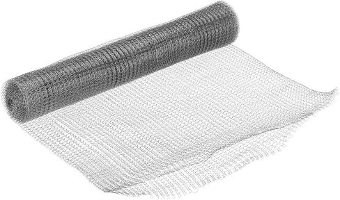 PATIKIL 12inx20ft Wire Mesh Hole Fill Fabric, Stainless Steel Mesh Double Layer Blocker Flexible Mesh Screen for Hole Filler and Plant Protection in Saudi Arabia