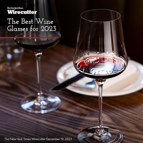 Gabriel-Glas StandArt Crystal Wine Glasses, Set of 2 with Gift Box - Premium, Universal Wine Glass for Red and White Wine - Dishwasher Safe, Lead-Free, 16 oz. in Saudi Arabia