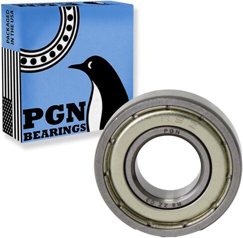 محامل PGN (10 عبوات) R8-ZZ - محمل كروي مختوم من الصلب الكروم المشحم - محامل 1/2 بوصة × 1-1/8 بوصة × 5/16 بوصة مع درع معدني ودعم دورة في الدقيقة العالية in Kuwait