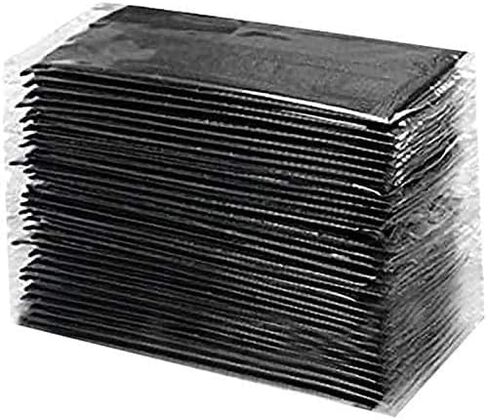 Hyegiir 3 Ply 100 Pack أقنعة الوجه للاستعمال مرة واحدة مغلفة بشكل فردي للحماية اليومية (أسود) in Kuwait