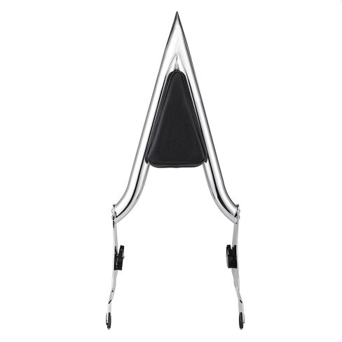 Sissy Bar for Harley Touring, Detachable ​Rear Passenger Backrest Fits for 2009-2024 CVO Road King Road Glide Street Glide Electra Glide (Black, 18") in Saudi Arabia