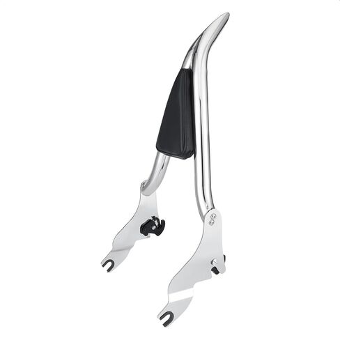 Sissy Bar for Harley Touring, Detachable ​Rear Passenger Backrest Fits for 2009-2024 CVO Road King Road Glide Street Glide Electra Glide (Black, 18") in Saudi Arabia