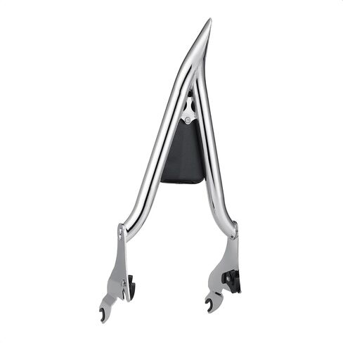 Sissy Bar for Harley Touring, Detachable ​Rear Passenger Backrest Fits for 2009-2024 CVO Road King Road Glide Street Glide Electra Glide (Black, 18") in Saudi Arabia