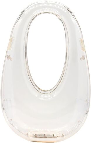 Women Acrylic Clutch Purse Egg Shape Evening Bag Metallic Top Handle Handbag Mirror Shoulder Bag for Wedding Party in Saudi Arabia