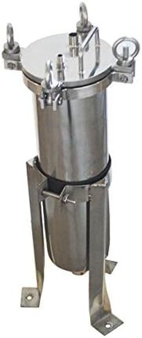 #3 Bag Filter Housing 304 Stainless Steel Filter Solid-Liquid Separation Tool 120PSI Industrial Sock Filter 1" Fnpt in/Out Bag Water Filter Purification Equipment 0.6 SQ FT Filtering Area in Saudi Arabia