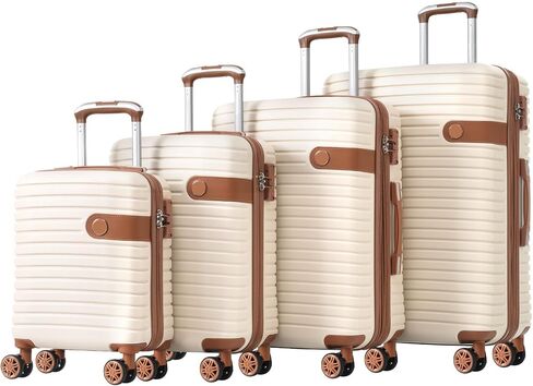 3 Piece Luggage Set,Expandable Hard Shell Luggage Set with Spinner Wheels & TSA Lock, Lightweight Travel Luggage Set,Carry on Luggage for Business Trip Pink in Saudi Arabia