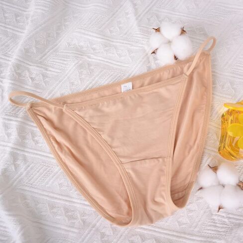 Women's Low-Rise String Bikini Panty Stretch Hipster Briefs 3 Pack in Saudi Arabia