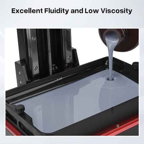 ELEGOO Fast Speed 3D Printer Resin, Rapid Standard Photopolymer Resin, 405nm UV-Curing Resin, Best for High-Speed Printing LCD/DLP 3D Printer, Grey 1000G in Saudi Arabia