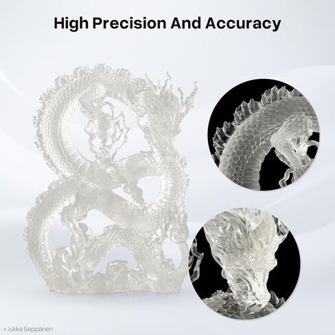 ELEGOO Fast Speed 3D Printer Resin, Rapid Standard Photopolymer Resin, 405nm UV-Curing Resin, Best for High-Speed Printing LCD/DLP 3D Printer, Grey 1000G in Saudi Arabia