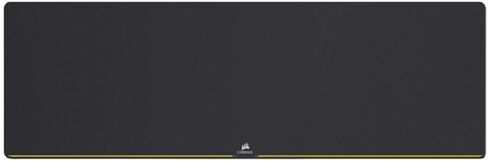 CORSAIR MM200 - Cloth Mouse Pad - High-Performance Mouse Pad Optimized for Gaming Sensors - Designed for Maximum Control - Medium, Black- Yellow Stripe, Model:CH-9000099-WW in Kuwait