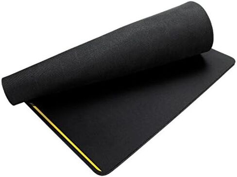 CORSAIR MM200 - Cloth Mouse Pad - High-Performance Mouse Pad Optimized for Gaming Sensors - Designed for Maximum Control - Medium, Black- Yellow Stripe, Model:CH-9000099-WW in Kuwait