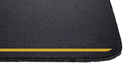 CORSAIR MM200 - Cloth Mouse Pad - High-Performance Mouse Pad Optimized for Gaming Sensors - Designed for Maximum Control - Medium, Black- Yellow Stripe, Model:CH-9000099-WW in Kuwait