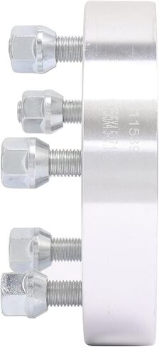 ECCPP 4X 5 العروة 5x4.75 إلى 5x4.5 محولات العجلات 1.25 بوصة 5x120.65 مم إلى 5x114.3 مم 12x1.5 مناسبة لكامارو لكورفيت S10 بليزر لـ S10 لسونوما (خلفي، 2WD) (غير مناسبة لحواف المخزون) in Saudi Arabia