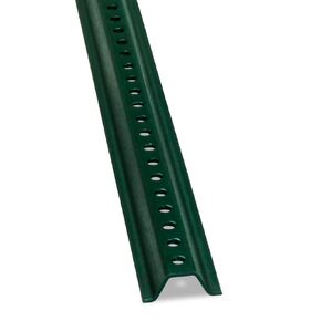 SmartSign - K-153-8M-2 U-Channel Sign Post, Medium Weight | 8' Tall Baked Enamel Steel Post - Pack of 2