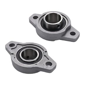 Othmro KFL006 flanged Pillow Block Bearing, 30mm Bore Diameter, zinc Alloy/Chrome Steel, Set Screw Lock 1pcs
