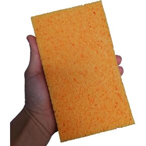 36 Pack Large Pop Up Sponges Kitchen for Dishes Countertop,Non Scratch Cellulose Sponges for Cleaning Bathroom Walls,Floors,Heavy Duty Compressed Sponge Scrubbers for Washing Car,Boat,Kayak