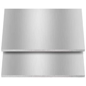 4 Pack 6061 T6 Aluminum Sheet Metal, 12x12x0.063 Inch Plain Aluminum Plate Heat Treatable and Corrosion Resistant, Building Crafts Supplies, Shipped with Protective Films