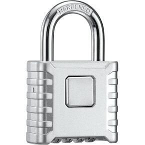 Cabinet Lock,Combination Padlock,Stainless Steel Gym Locker Lock Code Long Adjustable Shackle Lock for Outdoor, School, Gym, Sports lockers, Fences, (663 Sliver Long)