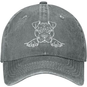 Dog Lover Hat Cap Pitbull Cap Men Dad Hat Graphic Cap