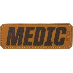 Medic -PVC Identification Morale Patch with Hook and Loop Backing (Olive Drab, Large)