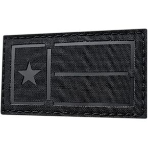 IR Blackout Texas Lone Star Flag 2x3.5 IFF Plate Carrier Tactical Morale Touch Fastener Patch