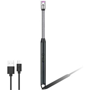 Arc Lighters Rechargeable USB Lighter Electric Lighter (Black)