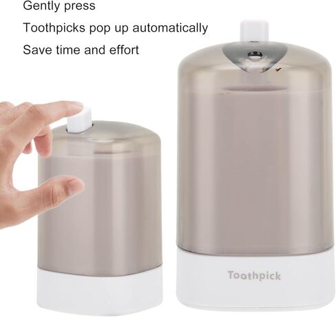 موزع أعواد الأسنان الأوتوماتيكي من زييني، حامل أعواد الأسنان (أسود) in Kuwait