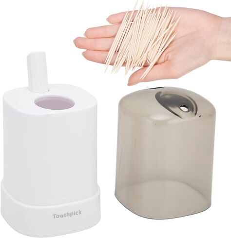 موزع أعواد الأسنان الأوتوماتيكي من زييني، حامل أعواد الأسنان (أسود) in Kuwait