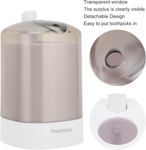 موزع أعواد الأسنان الأوتوماتيكي من زييني، حامل أعواد الأسنان (أسود) in Kuwait