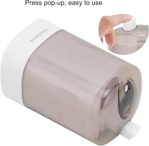 موزع أعواد الأسنان الأوتوماتيكي من زييني، حامل أعواد الأسنان (أسود) in Kuwait