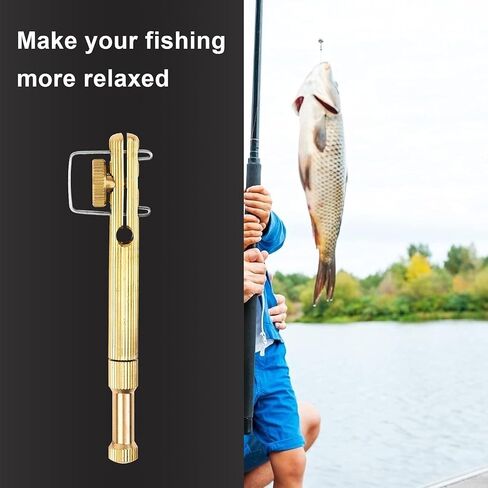 Fishing Line Hook Knot Tying Tool, Copper Practical Knot Line Tying Knotting Tool Portable Fast Fishing Tie Hook in Saudi Arabia