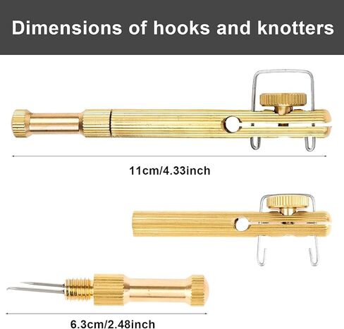 Fishing Line Hook Knot Tying Tool, Copper Practical Knot Line Tying Knotting Tool Portable Fast Fishing Tie Hook in Saudi Arabia