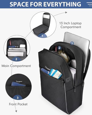 Taygeer Mens Sling Bag, Large Crossbody Sling Backpack with Convertible Shoulder Strap, Multipurpose Lightweight Cross Body Chest Shoulder Bag Casual Daypacks for Travel Outdoor Cycling Hiking, Black in Saudi Arabia