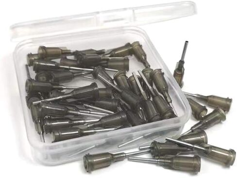 إبرة توزيع 14GA 1/2 بوصة - قفل Luer ذو طرف حاد - قناة مشعب السوائل - 50 قطعة، زيتوني in Kuwait